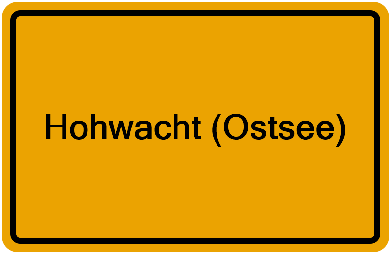 Handelsregisterauszug Hohwacht (Ostsee)